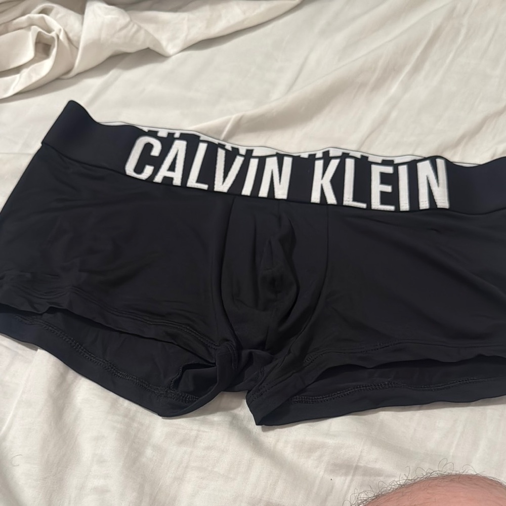 Calvin Klein Black Boxer Briefs Stretchy Comfort
